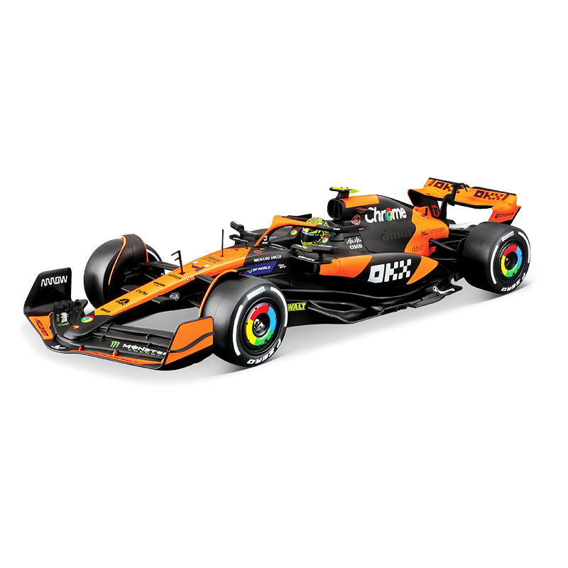 Bburago 1:24 2024 Miami MCL38 McLaren F1 Diecast Model Formula 1 Collectible Car MODCOLS
