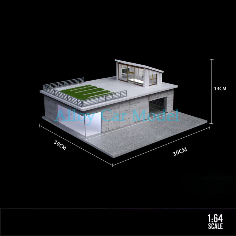 MoreArt 1:64 Sunroom Lighted Scene Model – Display Garage MODCOLS