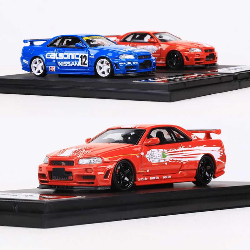 Fast Speed FS 1:64 Nissan Skyline R34 Diecast Model MODCOLS