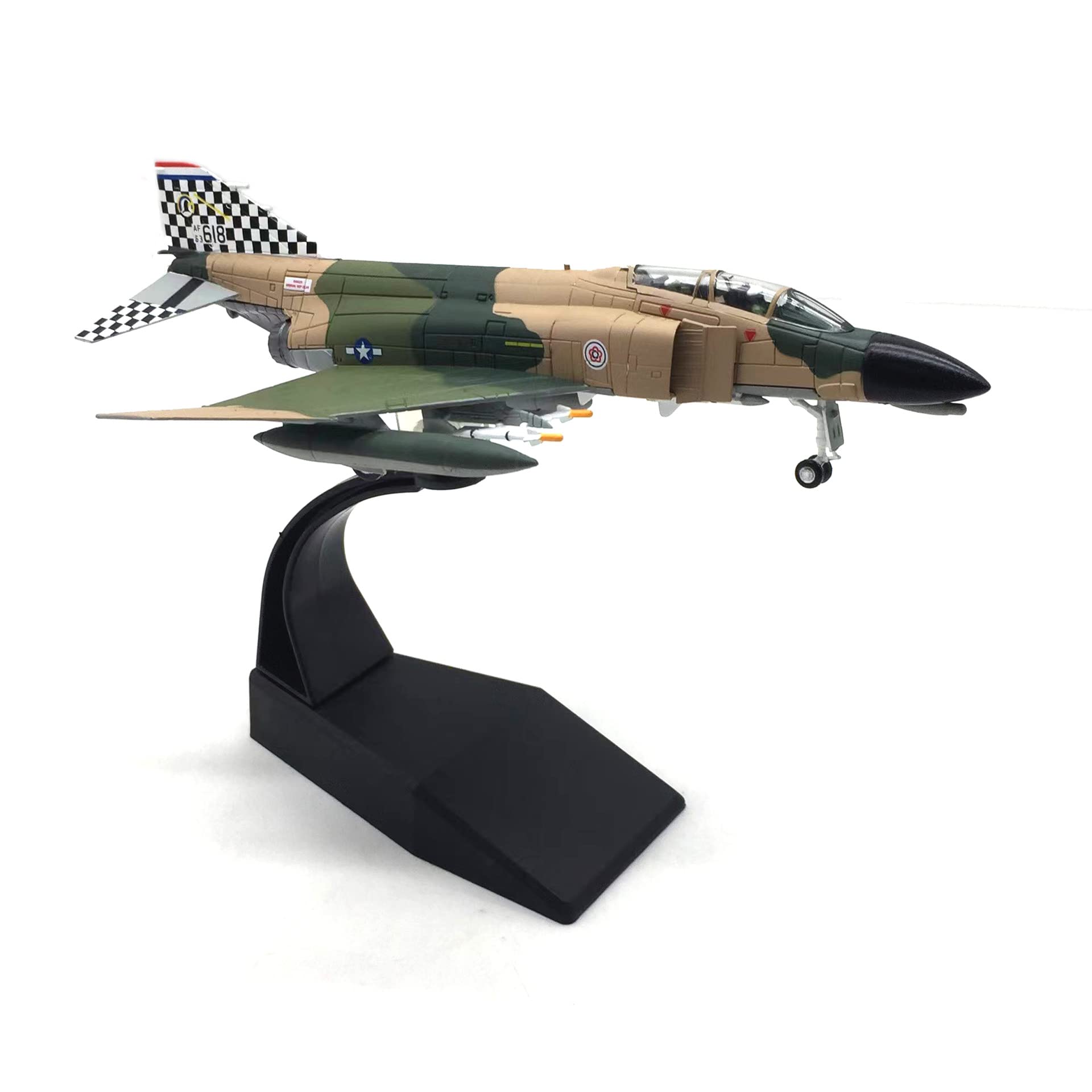 1/100 F-4C Phantom II Diecast Metal Fighter Jet Model