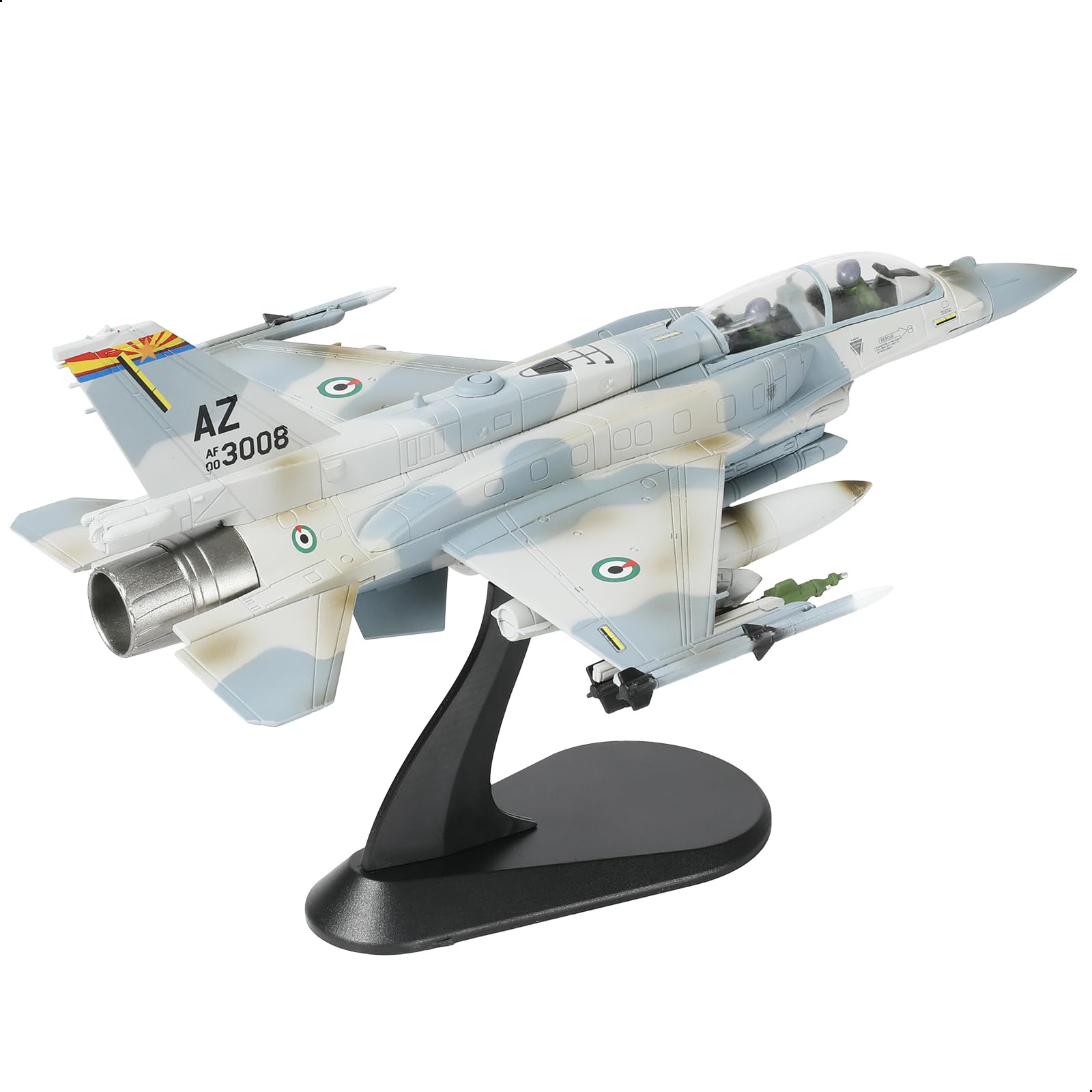 1/72 F-16F Block 60 UAE Fighter Jet Model – Diecast Alloy Aircraft