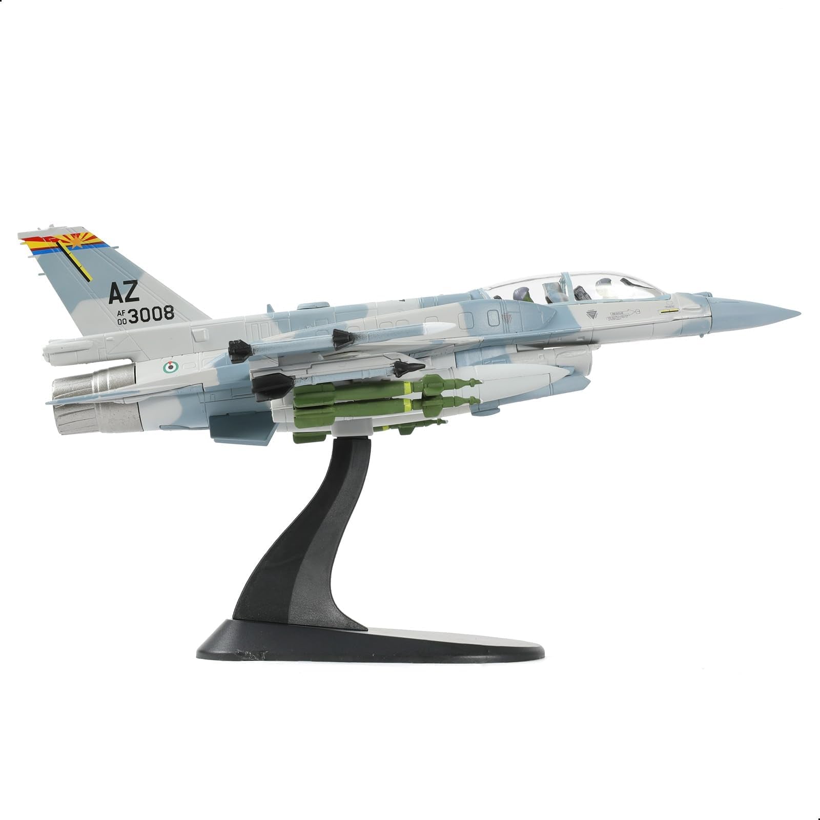 1/72 F-16F Block 60 UAE Fighter Jet Model – Diecast Alloy Aircraft