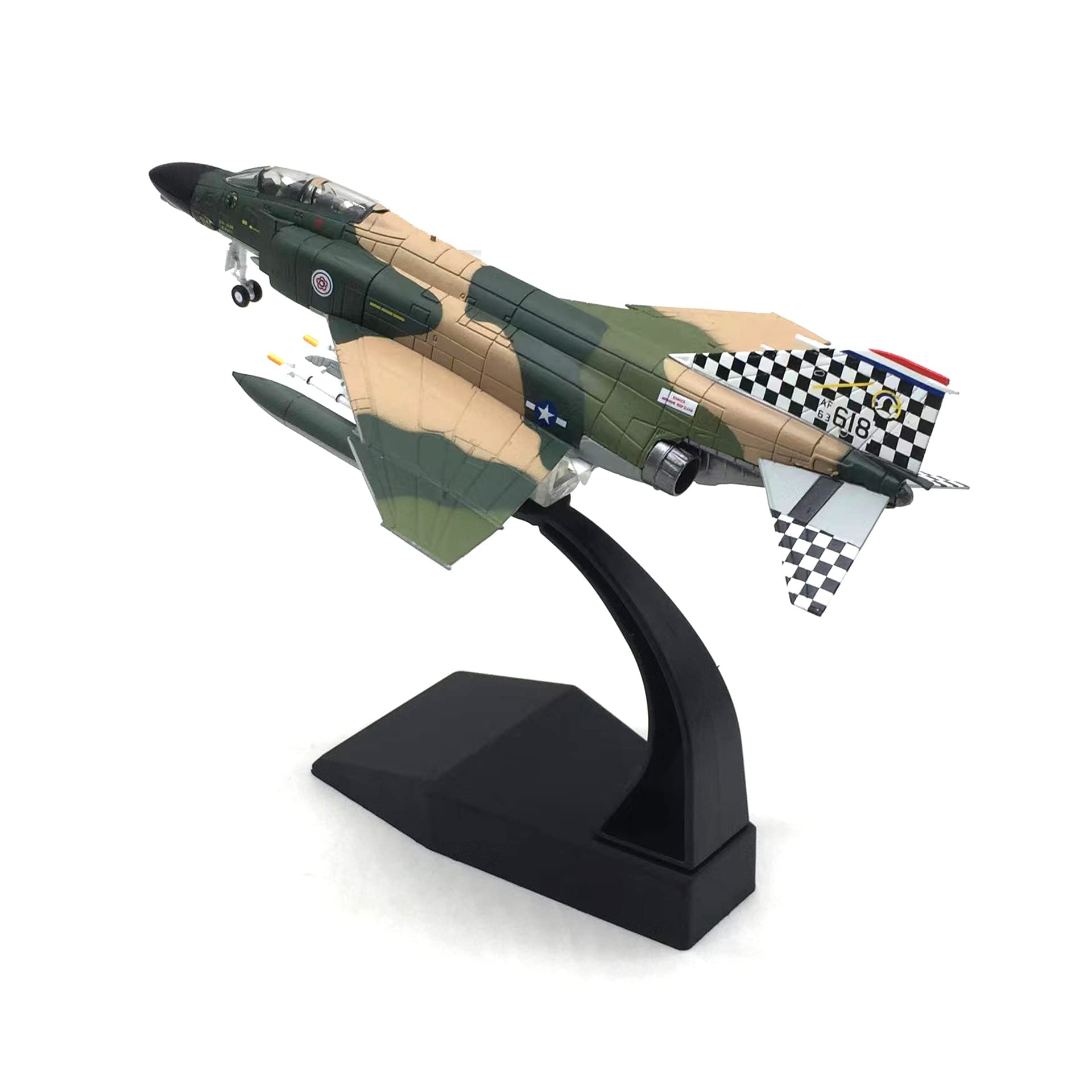 1/100 F-4C Phantom II Diecast Metal Fighter Jet Model