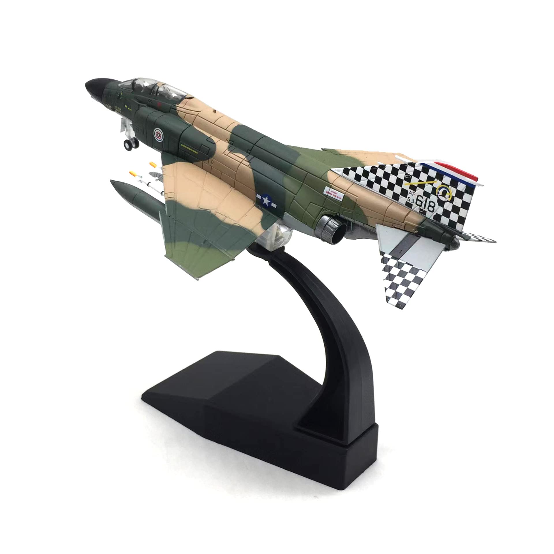1/100 F-4C Phantom II Diecast Metal Fighter Jet Model