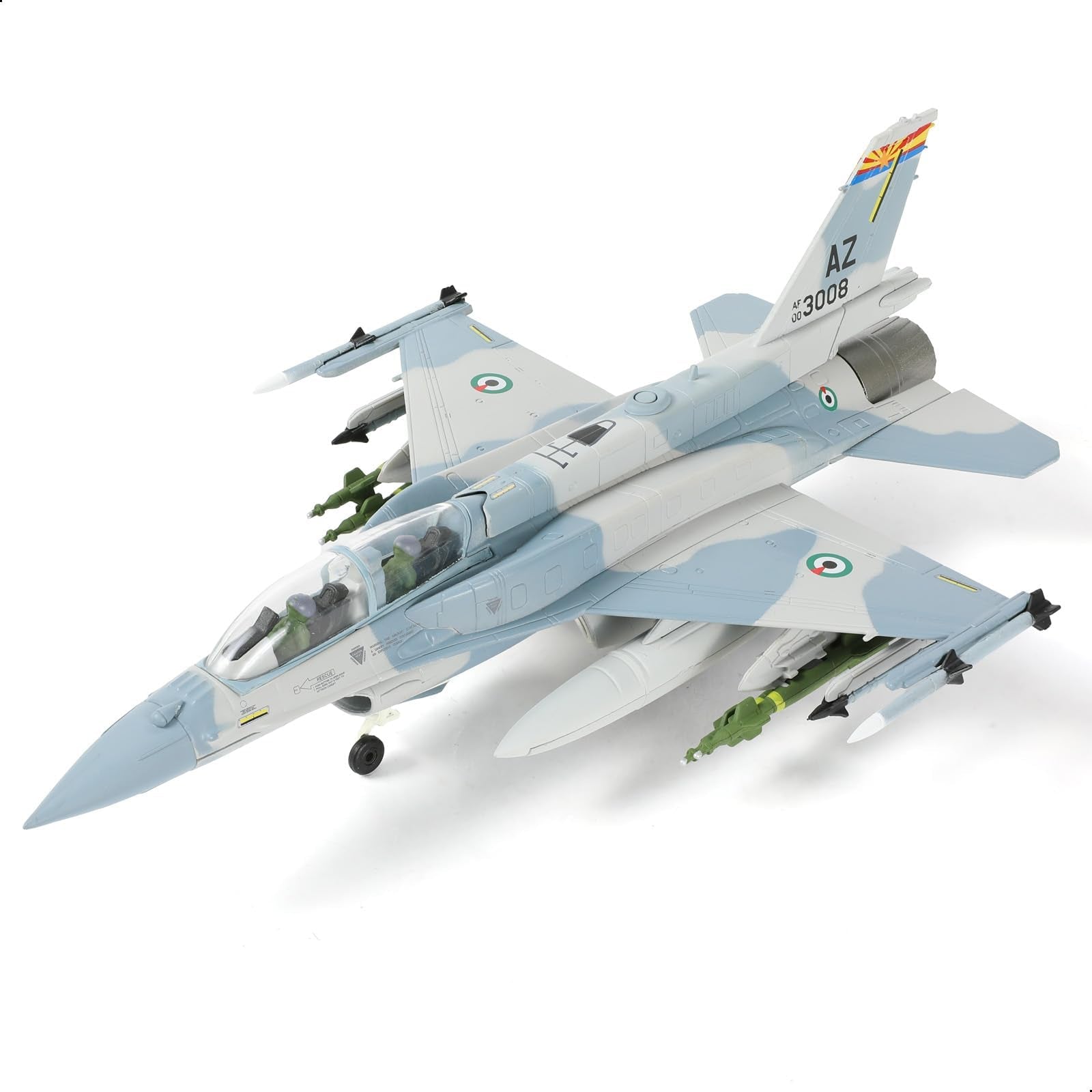 1/72 F-16F Block 60 UAE Fighter Jet Model – Diecast Alloy Aircraft