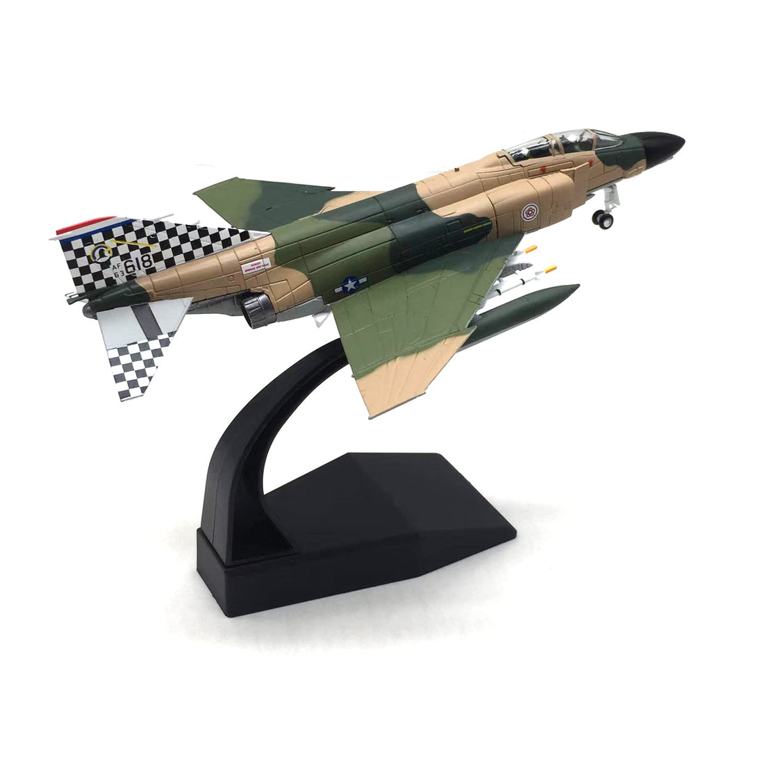 1/100 F-4C Phantom II Diecast Metal Fighter Jet Model