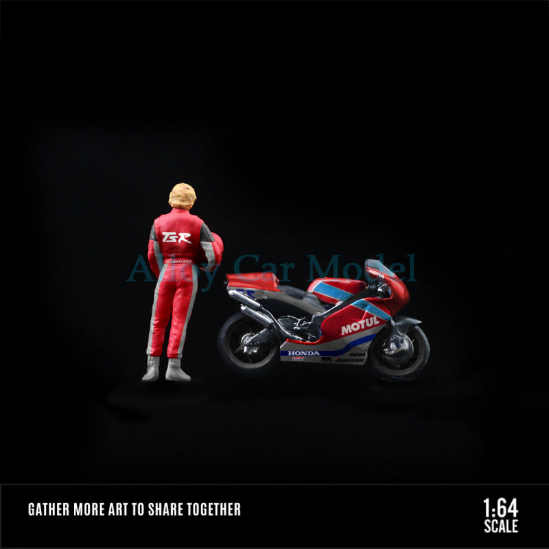 MoreArt 1:64 Honda Racing Motorcycle Figurine Set MODCOLS