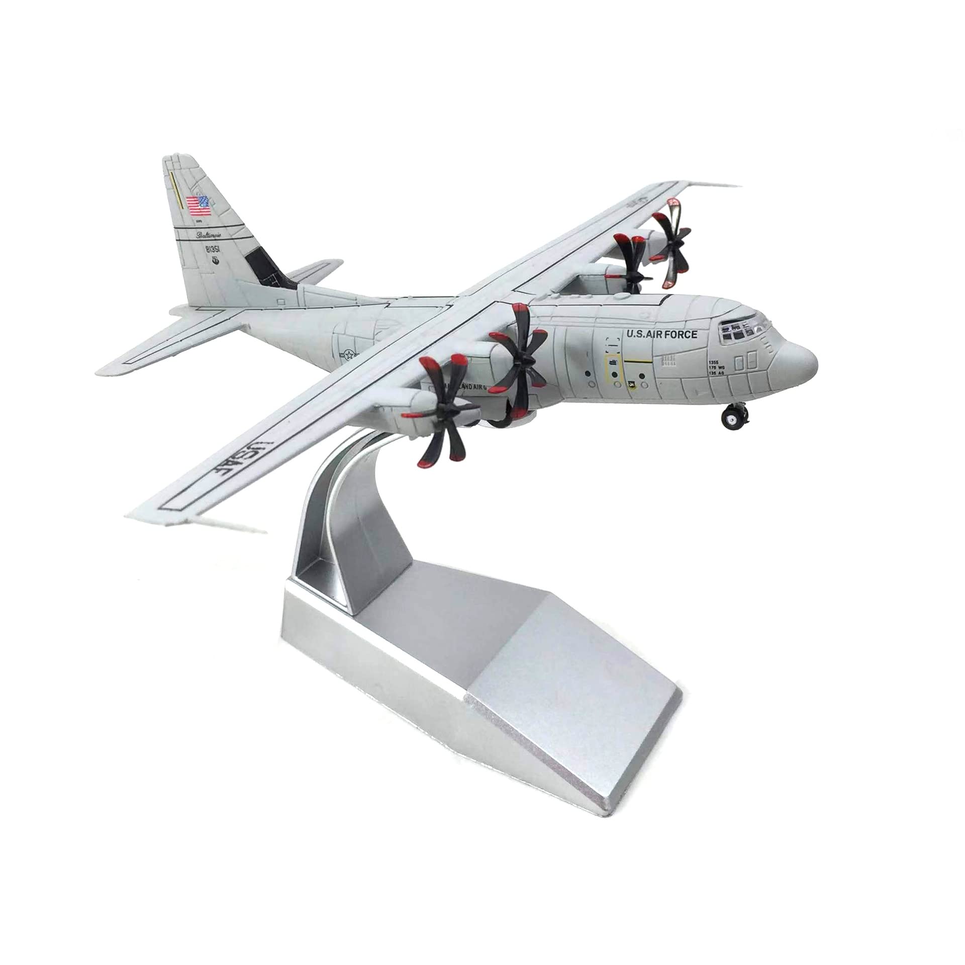 C-130 Hercules 1/200 Diecast Aircraft Model – Military Transport Plane