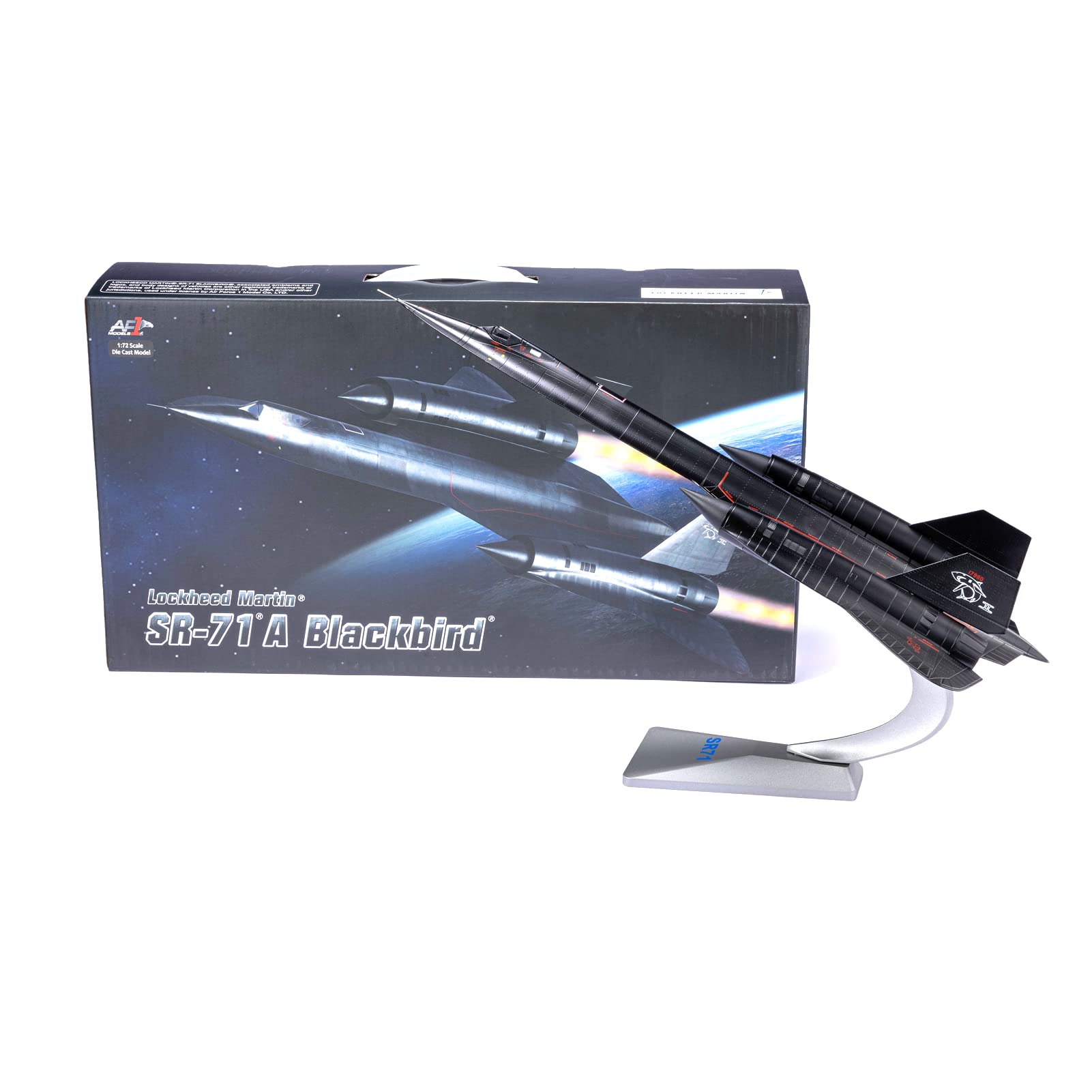 1/72 SR-71A Blackbird Die-cast Aircraft Model – Military Jet Collectible