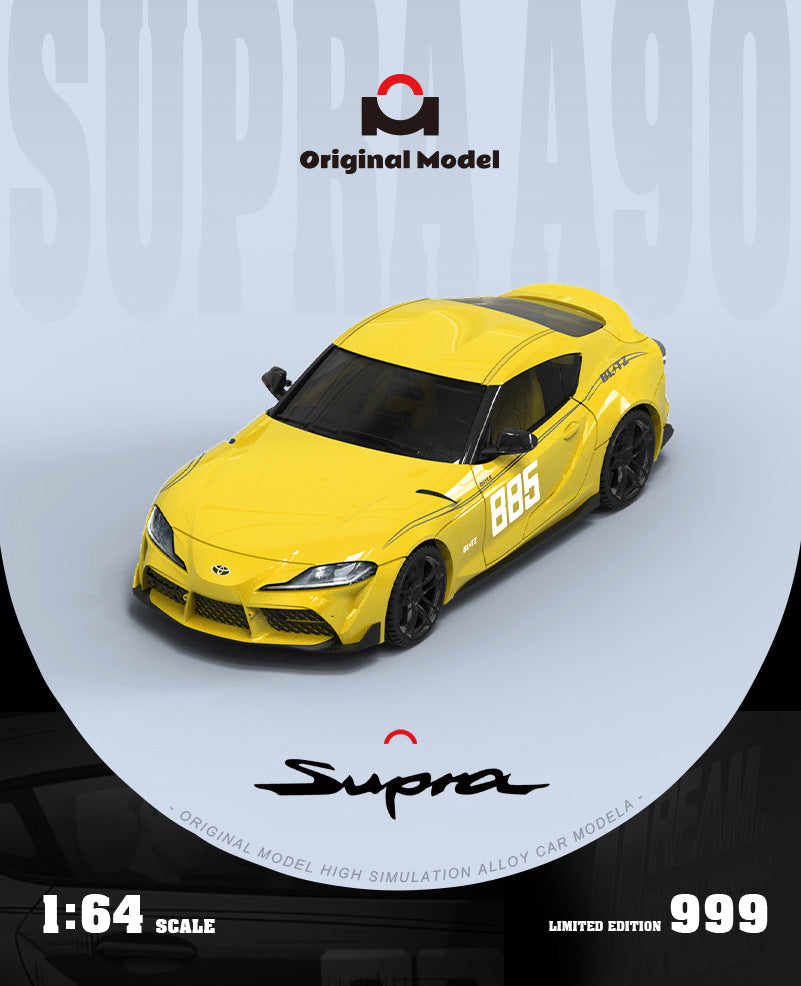OM 1:64 Toyota Supra A90 Initial D Livery Diecast Model Car MODCOLS