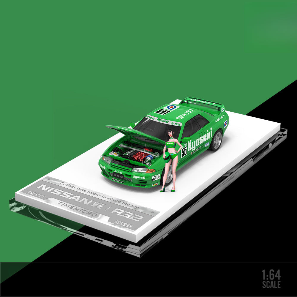 TimeMicro 1:64 Nissan GTR R32 Racing Livery Die cast Alloy Model MODCOLS