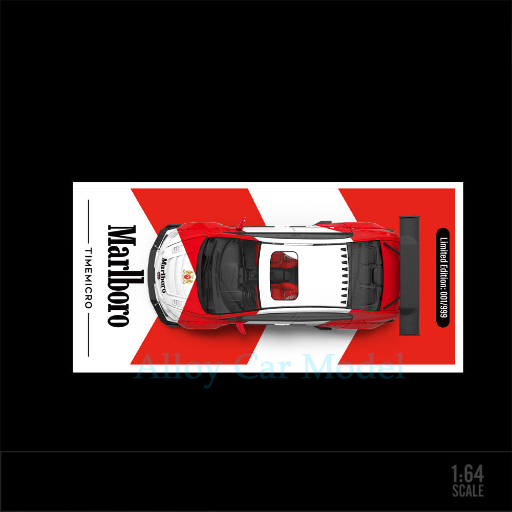 TIMEMICRO 1:64 Honda Civic Custom Marlboro & Monster Diecast Model MODCOLS