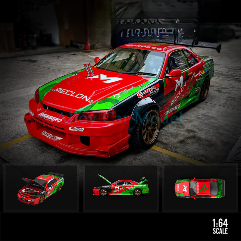 TM 1:64 Nissan GT R R34 Premium Die Cast Collectible MODCOLS