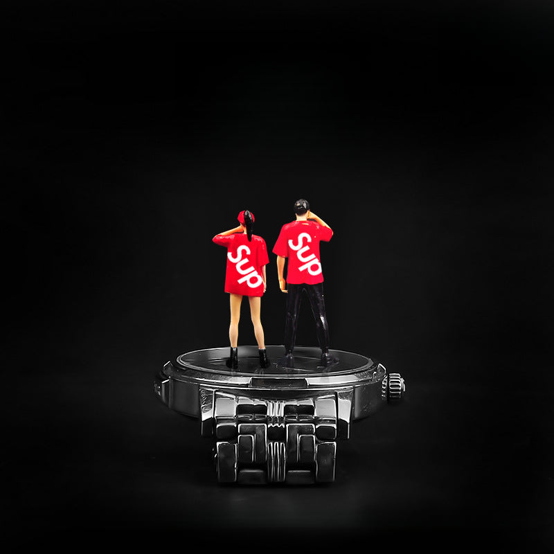 MoreArt 1:64 Supreme Scene Diorama with Trendy Figurines