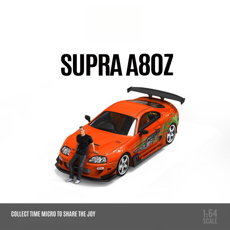 TimeMicro 1:64 RX 7 Veilside Toyota Supra A80Z Diecast Model MODCOLS