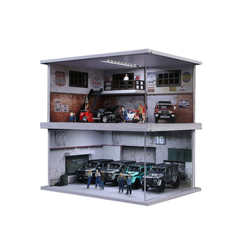 MoreArt 1:64 New Series Lighted Diorama Scene MODCOLS