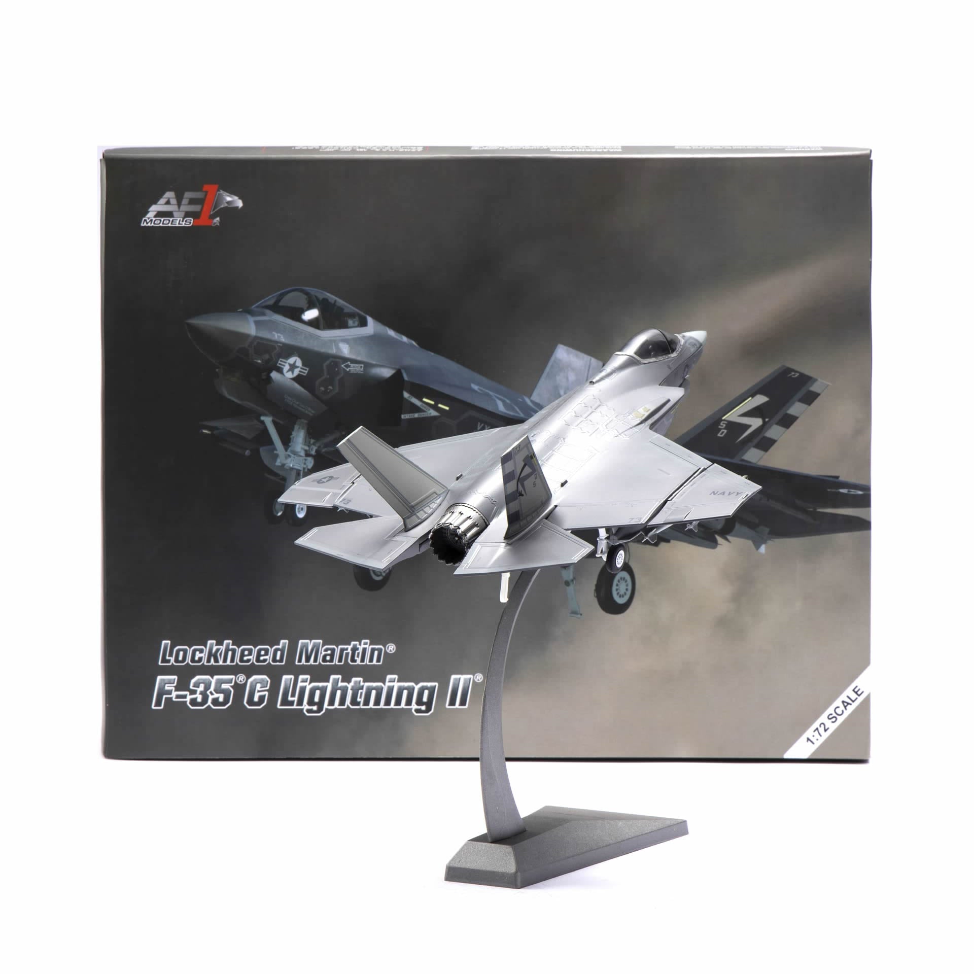 1/72 F-35C Lightning II Fighter Jet Die-cast Model – USN VX-23 No. 73