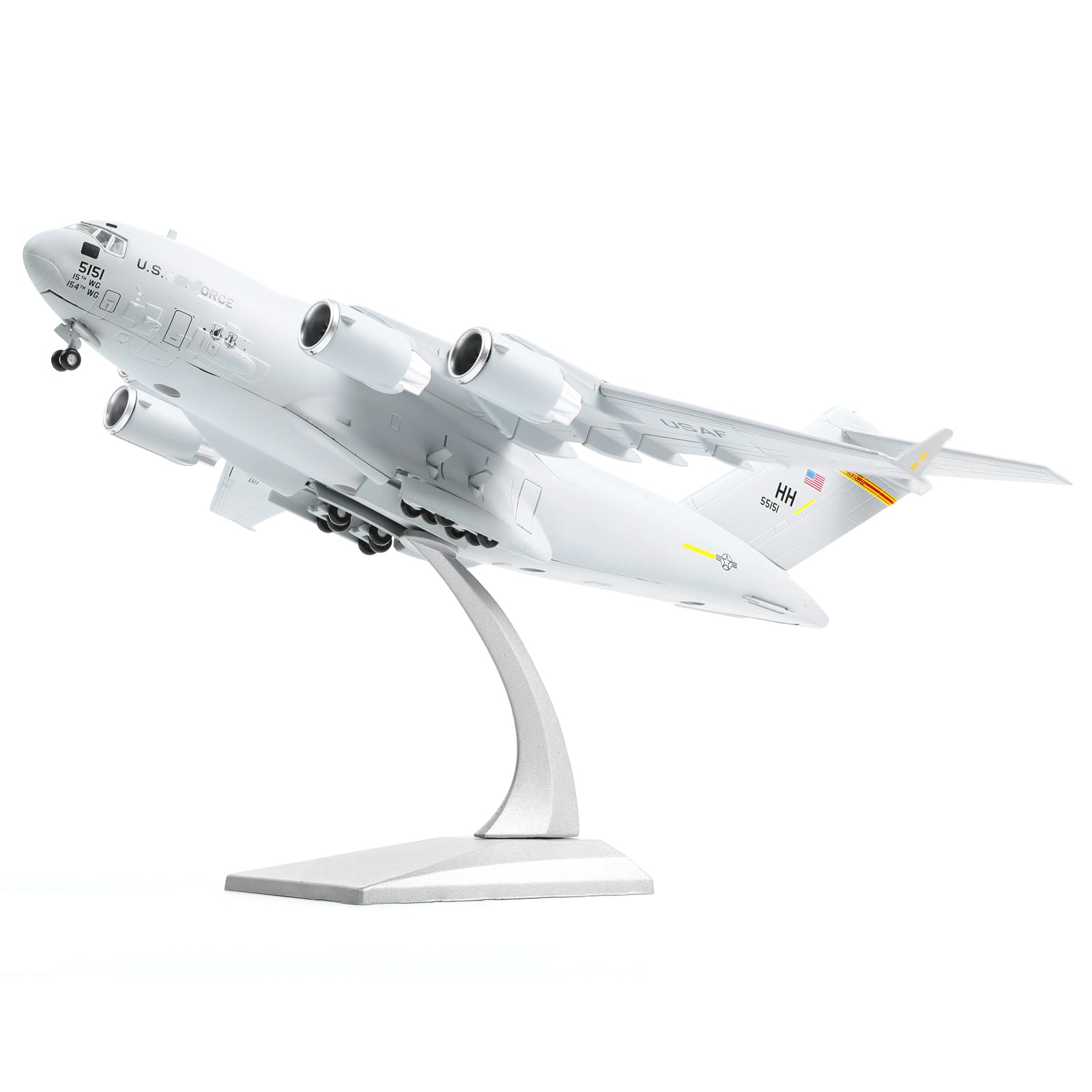 1/200 C-17 Globemaster III Diecast Model – USAF 154th WG Transport Aircraft
