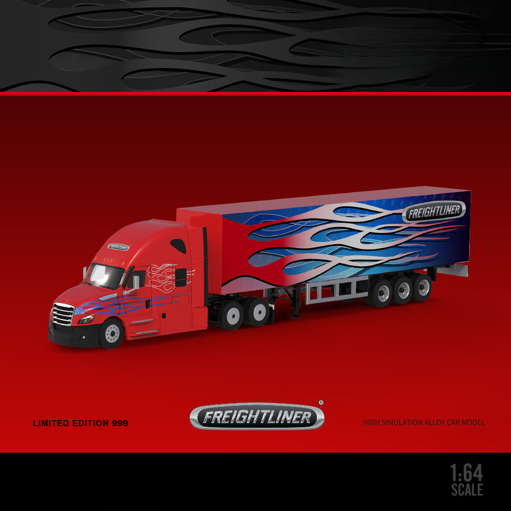 TimeMicro * Perka 1:64 Freightliner Container Truck Diecast Model MODCOLS