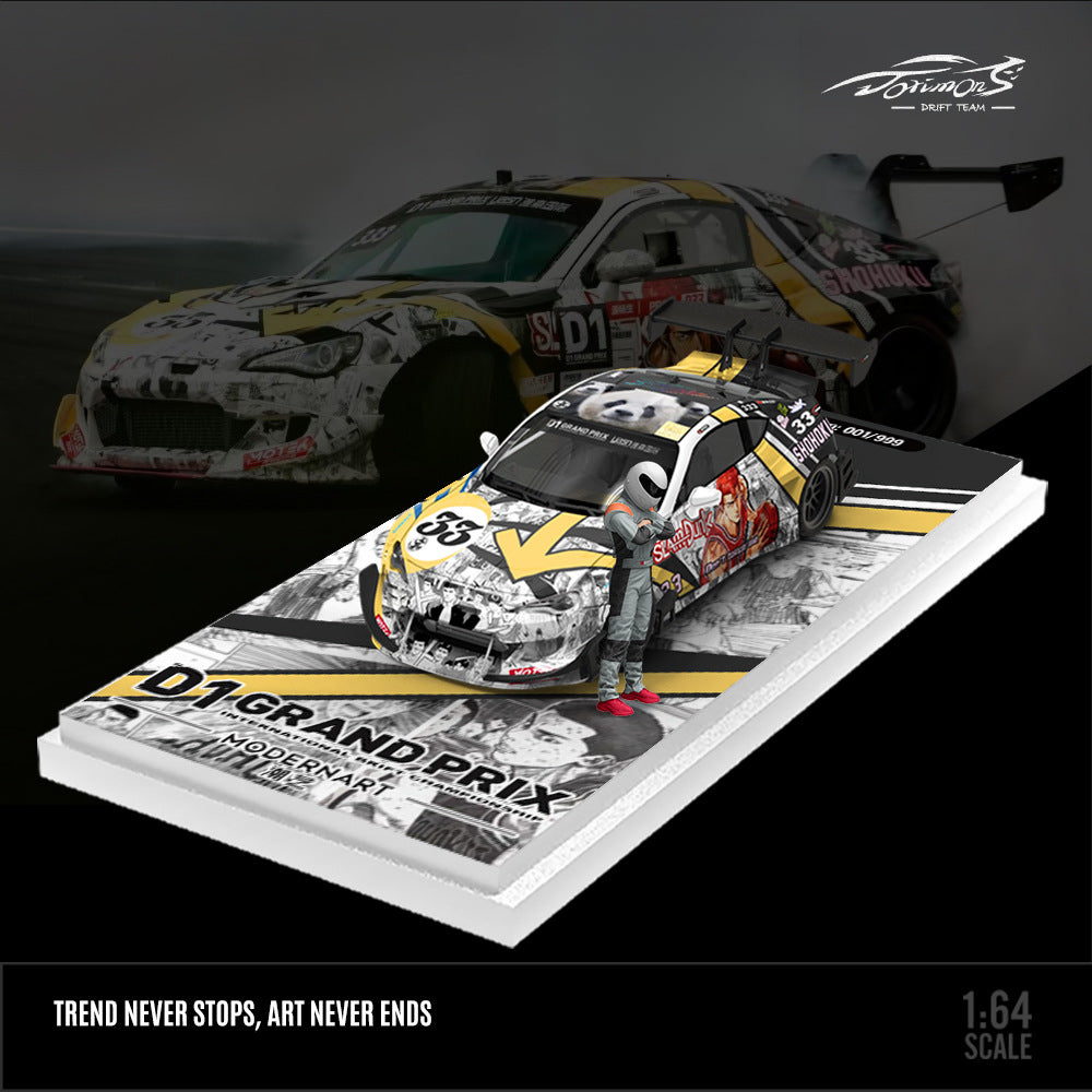 DORIMONS Drift Team 1:64 Toyota 86 D1 Drift Diecast Model MODCOLS