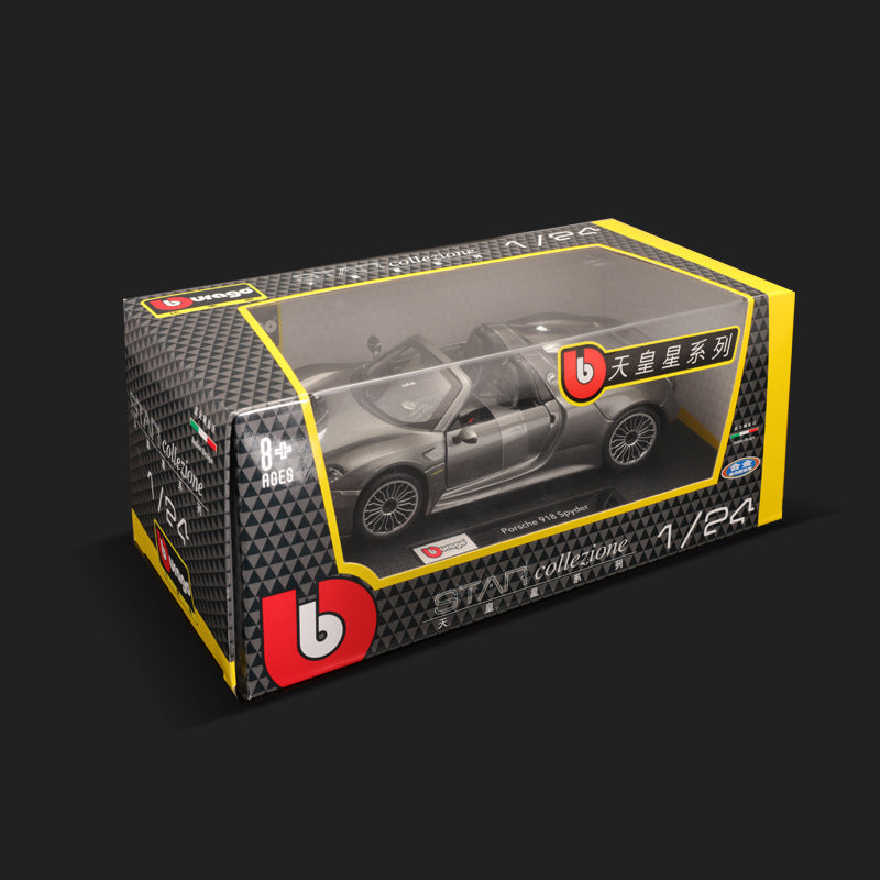 Bburago 1:24 Porsche 918 Diecast Car Model MODCOLS