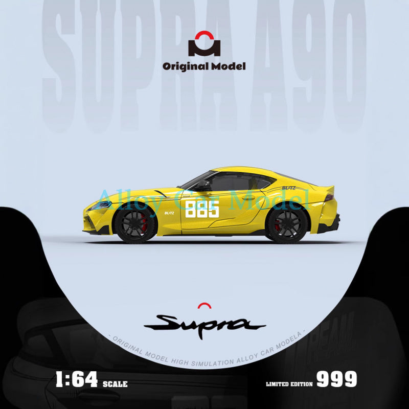 OM 1:64 Toyota Supra A90 Initial D Livery Diecast Model Car MODCOLS