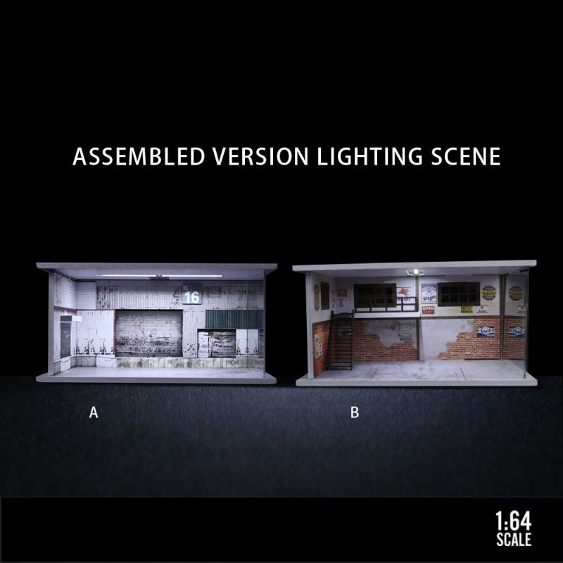 MoreArt 1:64 New Series Lighted Diorama Scene MODCOLS