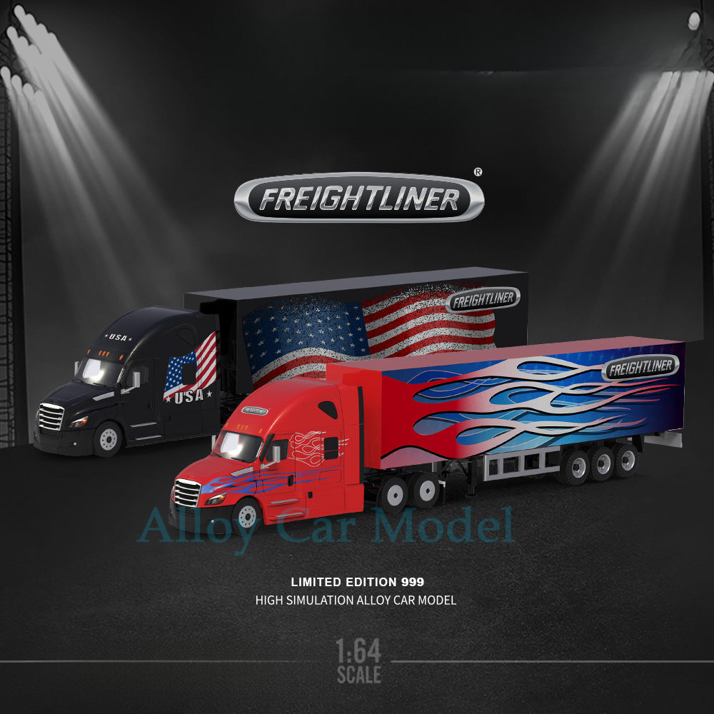 TimeMicro * Perka 1:64 Freightliner Container Truck Diecast Model MODCOLS