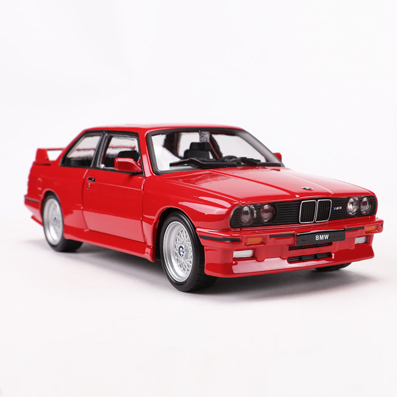 Bburago 1:24 BMW M3 E30 Diecast Model Classic Performance Collectible MODCOLS
