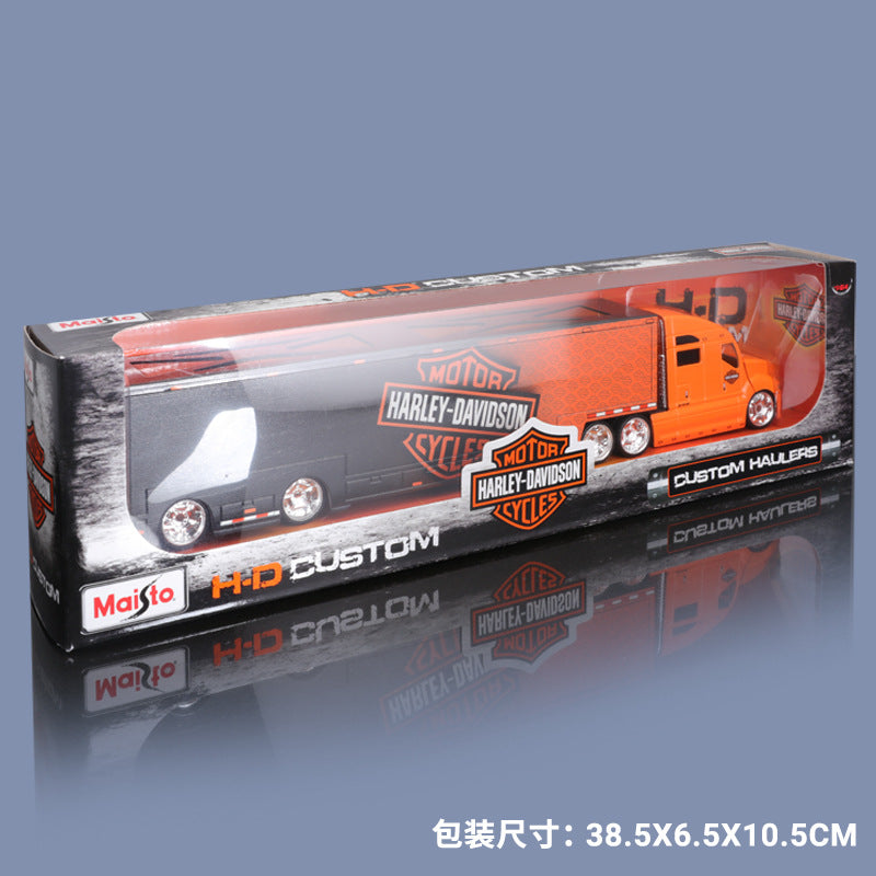 Maisto 1:64 Harley Container Truck Die cast Model MODCOLS
