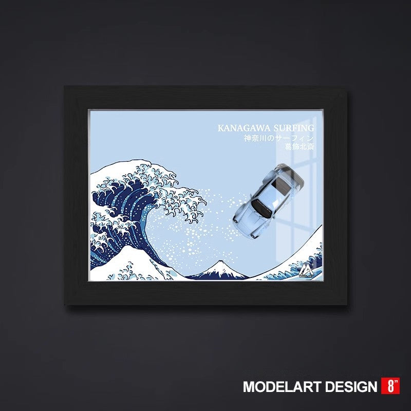 TM X GDO 1:64 RWB964 The Great Wave off Kanagawa Die cast Model MODCOLS