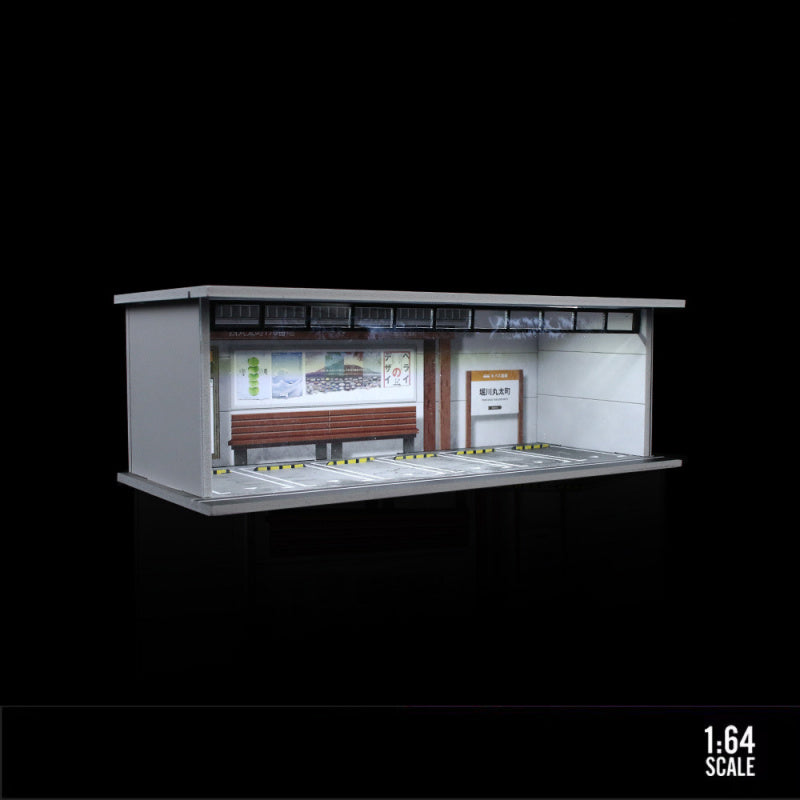 MoreArt 1:64 Lighted Parking Lot Assembly Diorama Scene MODCOLS