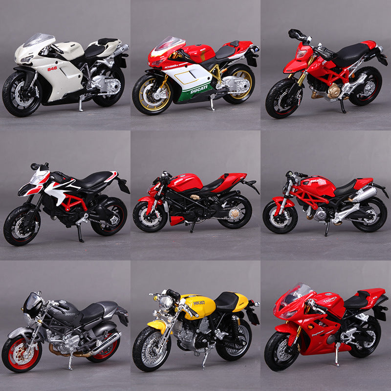 Maisto 1:18 Kawasaki & Ducati Street Bike Die cast Motorcycle Model MODCOLS