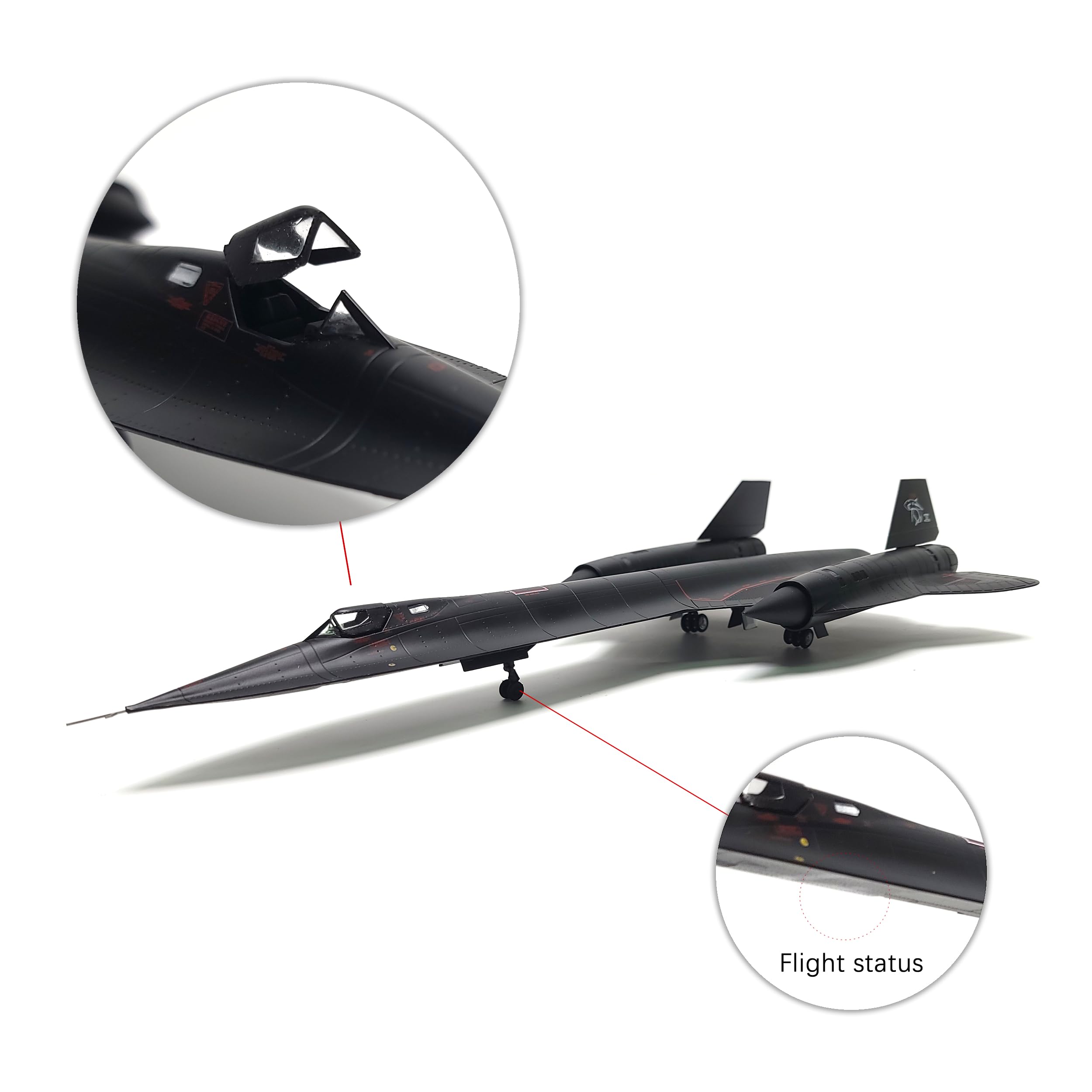 1/72 SR-71A Blackbird Die-cast Aircraft Model – Military Jet Collectible