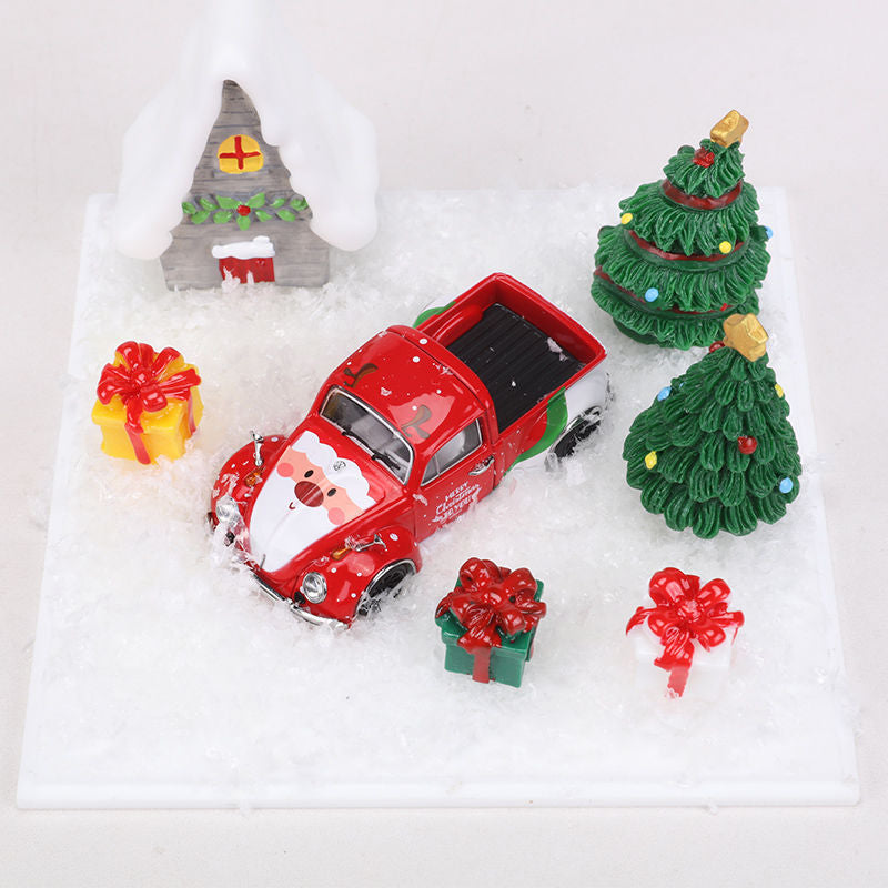 Liberty 1:64 Volkswagen Beetle Pickup Christmas Edition Diecast Model MODCOLS