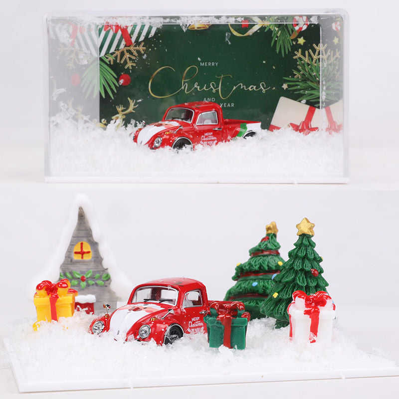 Liberty 1:64 Volkswagen Beetle Pickup Christmas Edition Diecast Model MODCOLS
