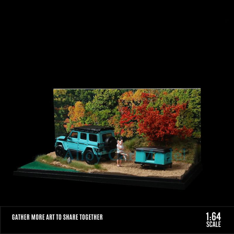 MoreArt 1:64 Lakeshore Scene Model Diecast Display Diorama MODCOLS