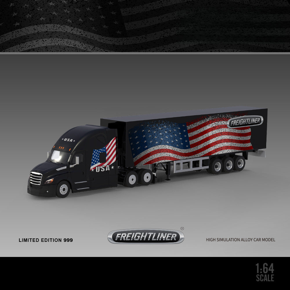 TimeMicro * Perka 1:64 Freightliner Container Truck Diecast Model MODCOLS