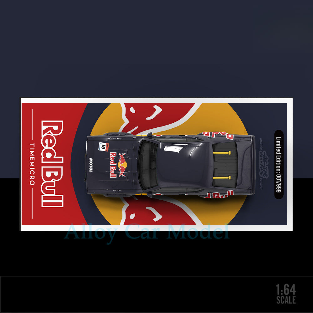 TimeMicro 1:64 KPGC110 Red Bull Livery Diecast Model MODCOLS