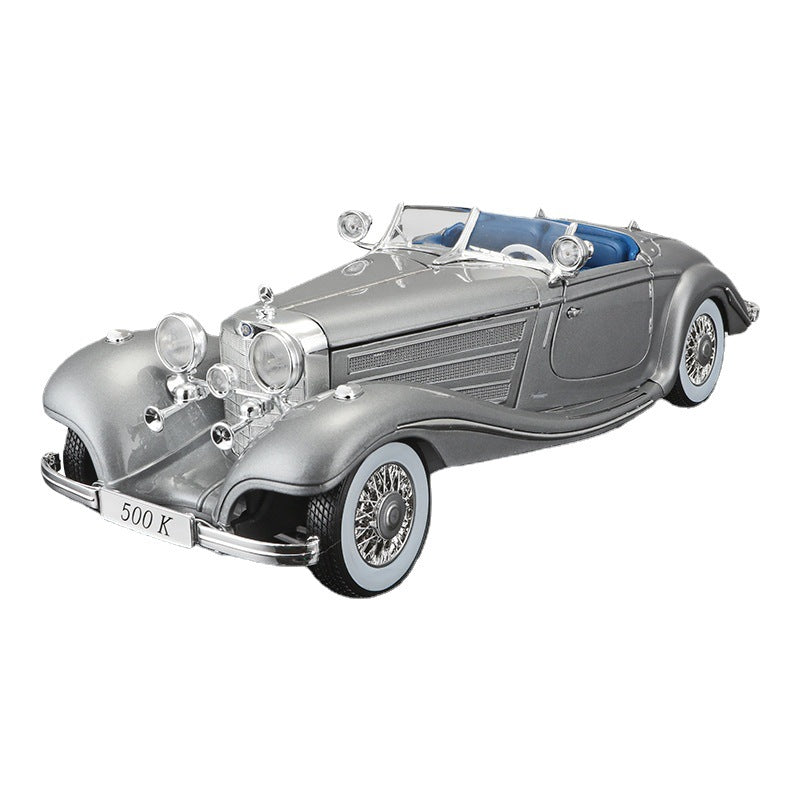 Maisto 1:18 Mercedes Benz 500K Classic Car – Die Cast Model MODCOLS