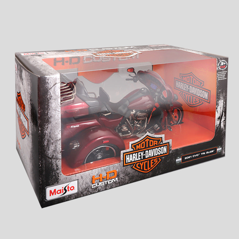 Maisto 1:12 Harley Davidson Trike Die Cast Motorcycle Model MODCOLS