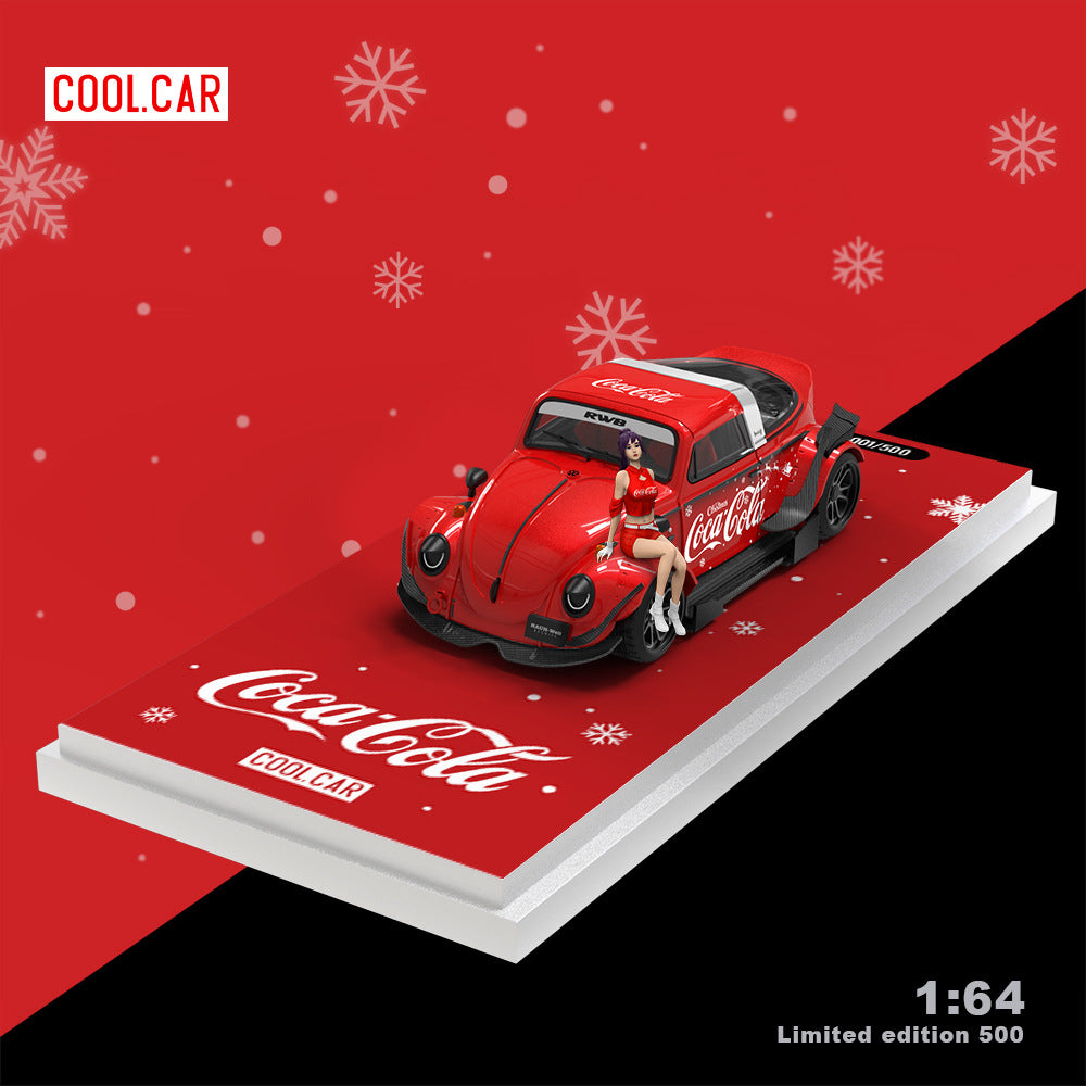 Cool Car 1:64 Christmas Edition Cola Livery Die cast Alloy Car Model Set MODCOLS