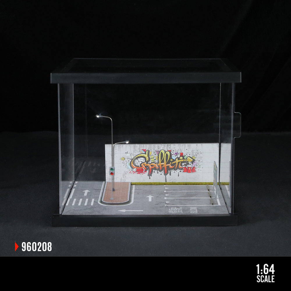 MoreArt 1:64 Street Scene Light Up Diorama Series 08 MODCOLS