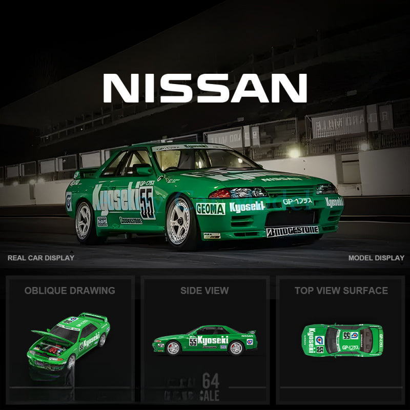 TimeMicro 1:64 Nissan GTR R32 Racing Livery Die cast Alloy Model MODCOLS