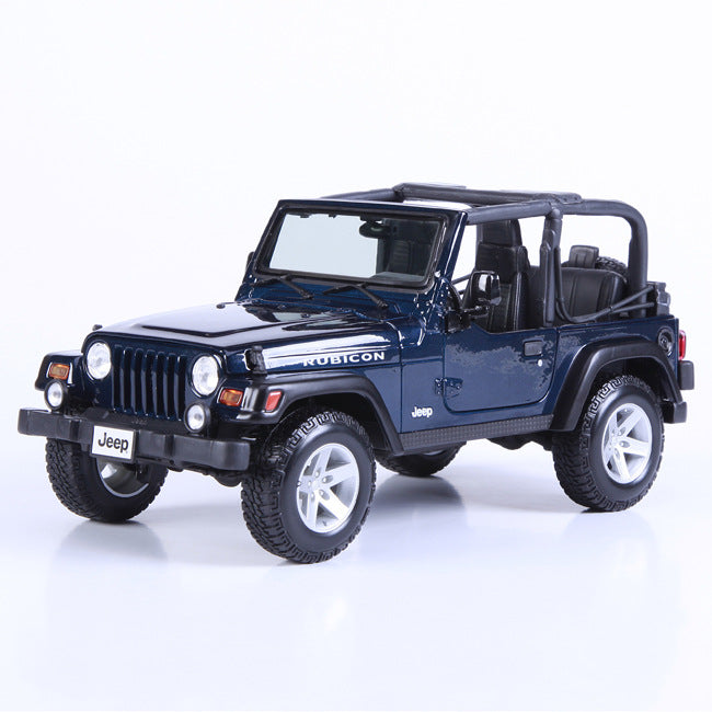 Maisto 1:18 Jeep Wrangler Rubicon Convertible Off Road SUV Diecast Model MODCOLS