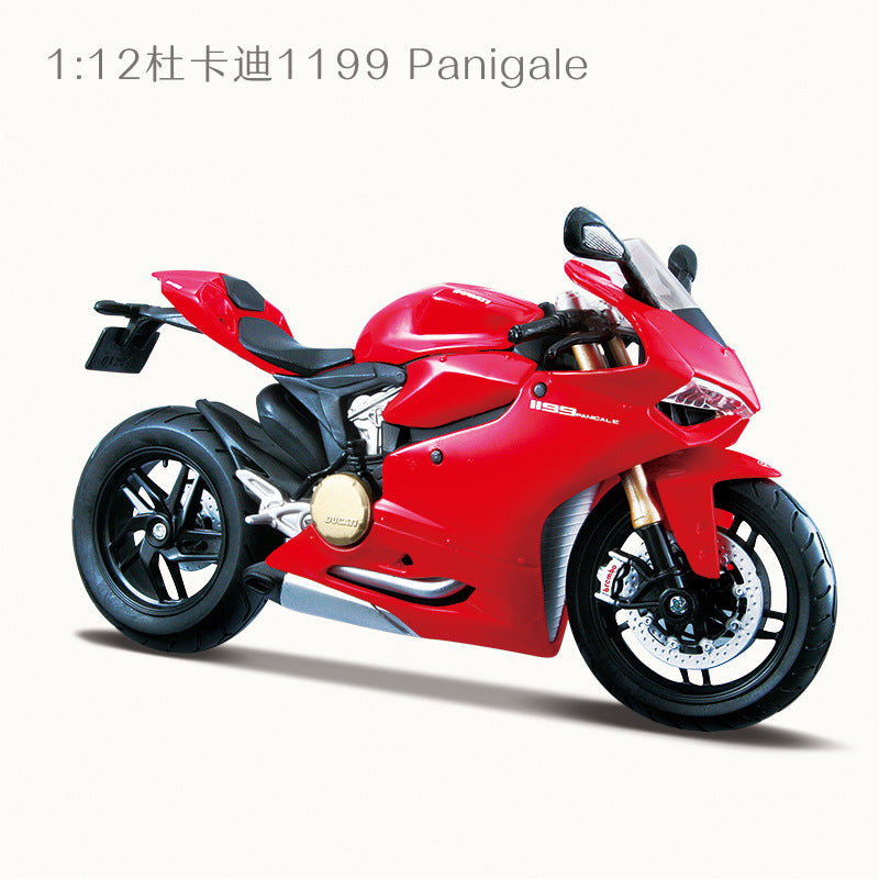 Maisto 1:12 BMW Ducati Yamaha Kawasaki H2R Die cast Motorcycle Model MODCOLS