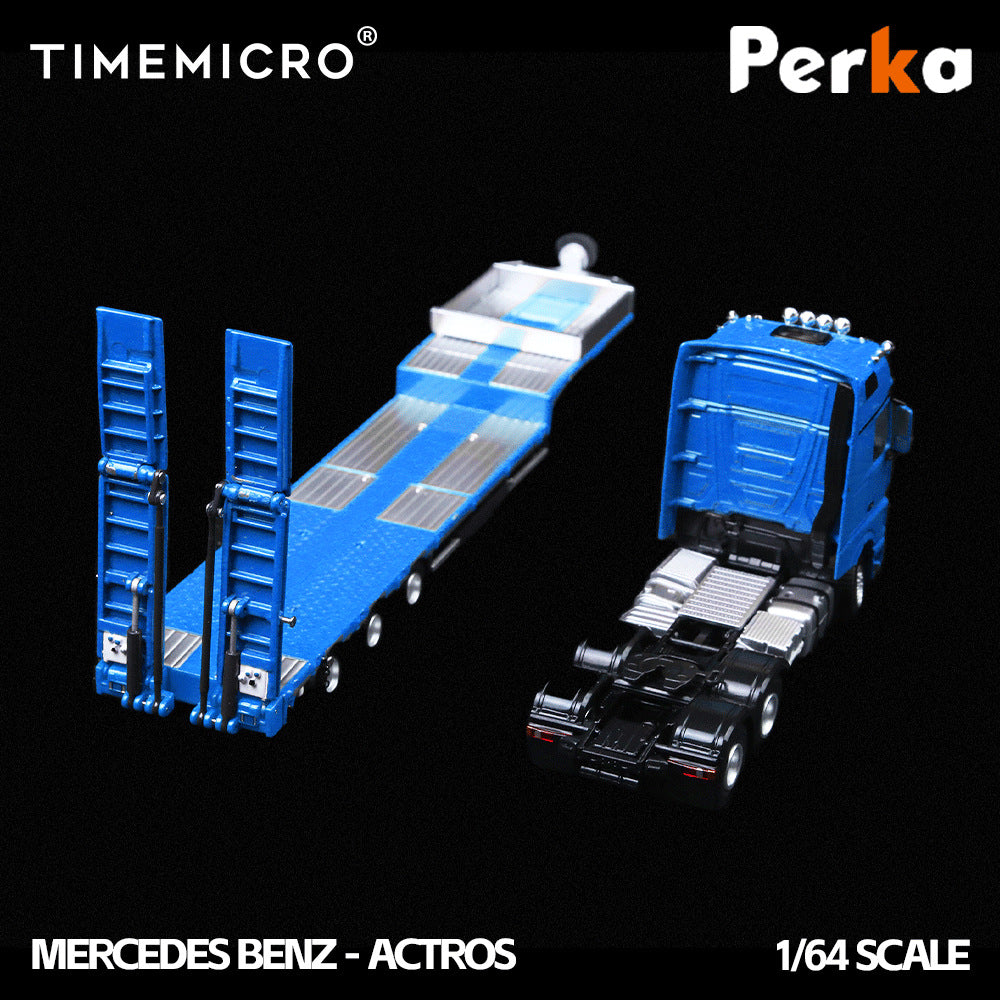 TimeMicro & Perka 1:64 Flatbed Transport Truck Die Cast Model MODCOLS
