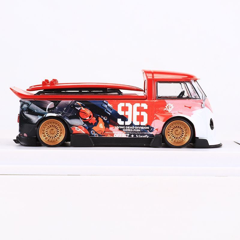 1:64 VW T1 RWB Widebody Pickup Diecast Model – Custom Bus MODCOLS