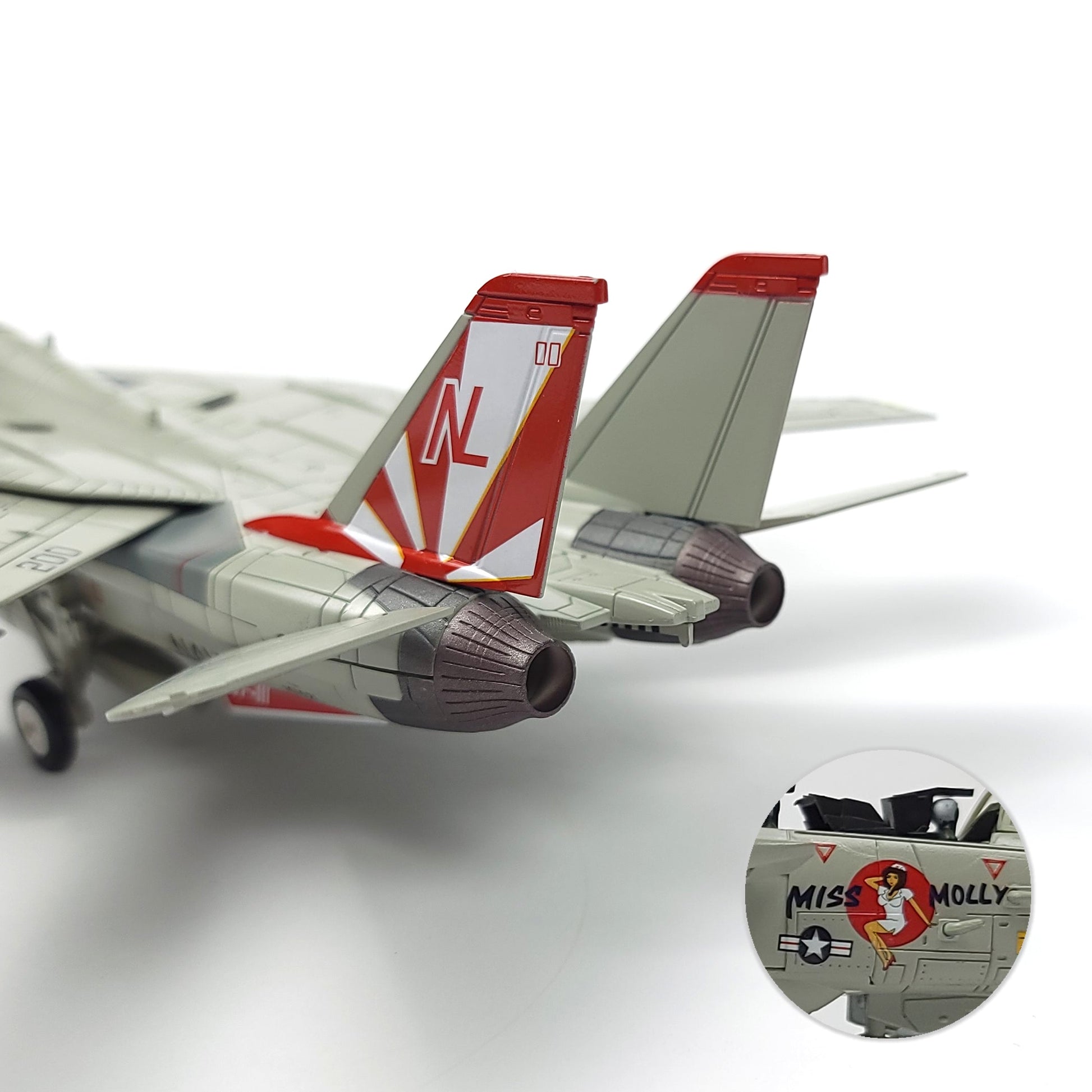 1/72 F-14 Tomcat Diecast Model – VF-111 Sun Downers “Miss Molly”