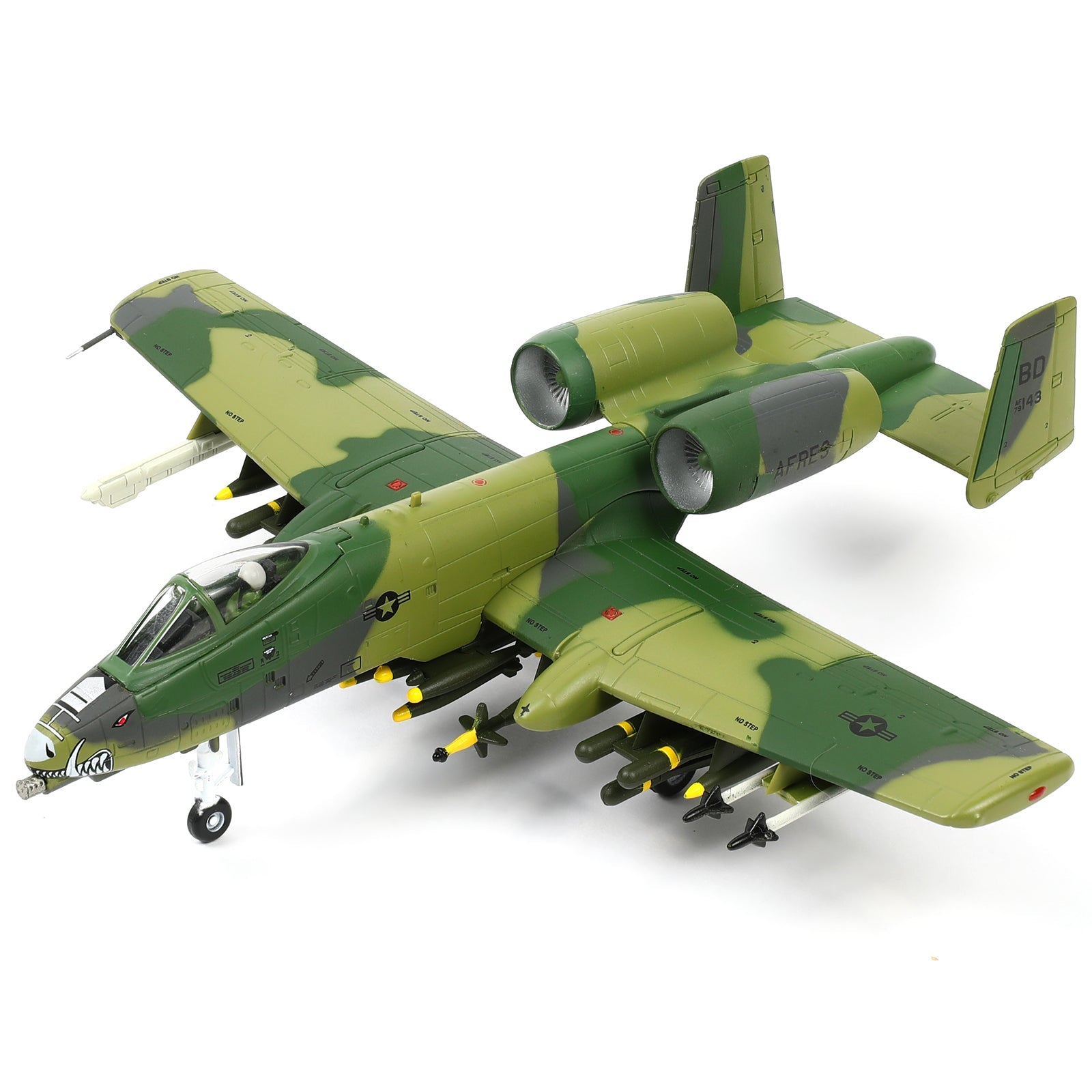 1/100 A-10 Thunderbolt II Warthog Die-cast Aircraft Model
